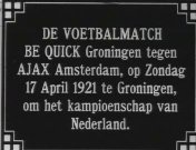 Voetbalwedstrijd Be quick Groningen - Ajax Amsterdam om het kampioenschap van Nederland titel.jpg